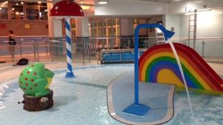 New features at Play 'n' Teach pool at Bicester Leisure Centre