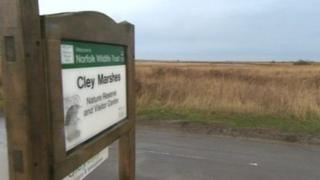 Cley Marshes sign