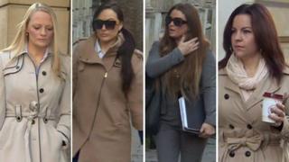 From left to right: Stephanie Pye, Charlotte Devaney, Mandy Cool and Rachel Goodchild