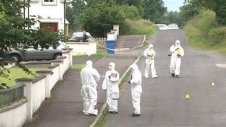 The house where the incident took place was cordoned off at the time