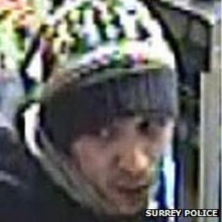 CCTV image of suspect