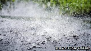 Heavy rain