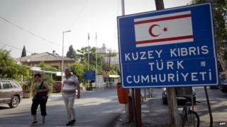 Northern Cyprus border in UN-controlled buffer zone - file pic