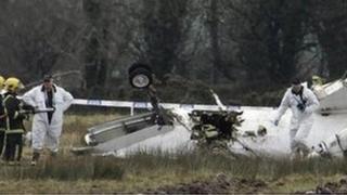 Aircraft wreckage