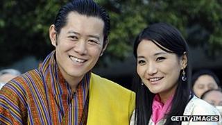 Bhutan's royal couple