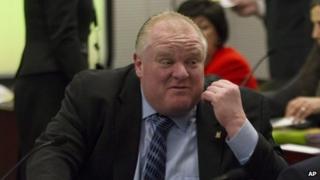 Toronto Mayor Rob Ford appeared in Toronto, Ontario, on 22 January 2014