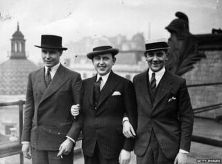 Men in suits, 1933