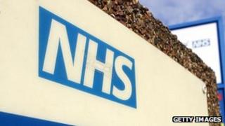 NHS sign