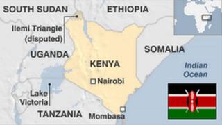 Map of Kenya
