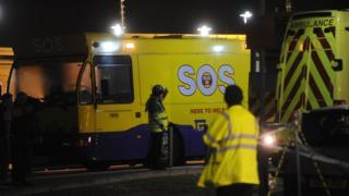 Ambulance and SOS bus