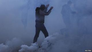 Clashes at the University of Pristina (7 February 2014)