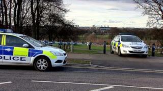 Police at scene