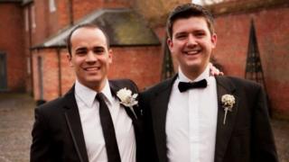 Bryon with his brother