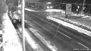SNOW ON A82