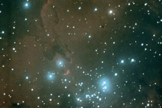 A picture of the night sky and stars