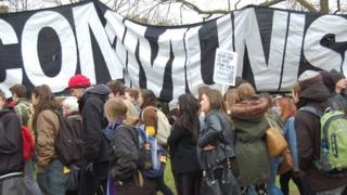 University of Sussex protest