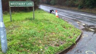 Scene of Purley Rise cyclist fatalities