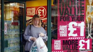 Poundland shopper