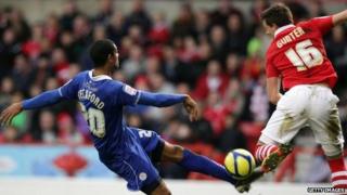 Nottingham Forest played Leicester City in the FA Cup