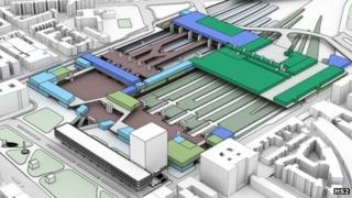Artist's impression, Euston station
