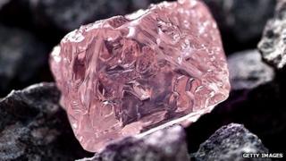Large pink diamond