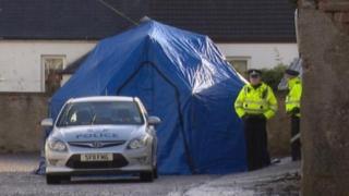Police at scene