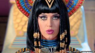 Still from Katy Perry's Dark Horse video