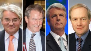 Andrew Mitchell, Owen Paterson, Andrew Lansley and Peter Lilley