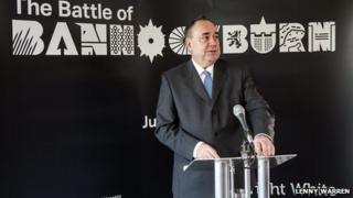 Alex Salmond at Bannockburn