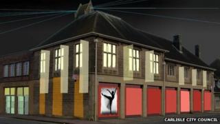 Artist impression of the development