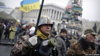 Independence Square in Kiev, Ukraine
