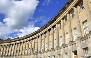 Bath stone buildings -