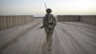 British soldier in Afghanistan