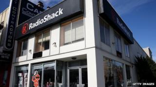 A Radio Shack store in the US