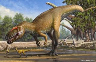 Artist's impression of Torvosaurus gurneyi