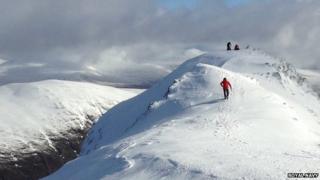Royal Navy rescue on Buachaille Etive Mor