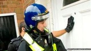 Police raid properties
