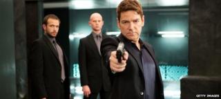 Kenneth Branagh plays a ruthless oligarch - and holds a weapon - in Jack Ryan