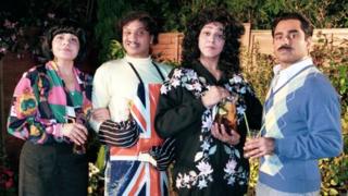 Nina Wadia, Kulvinder Ghir, Meera Syal and Sanjeev Bhaskar