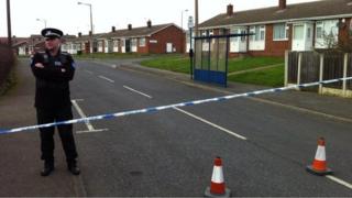 Street cordoned off