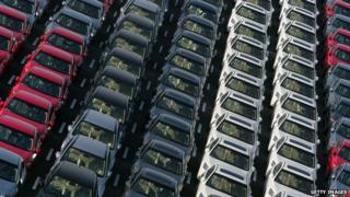 File image: Japanese cars awaiting export