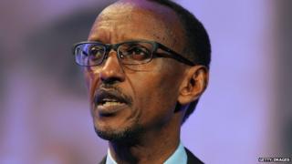 Rwandan President Paul Kagame