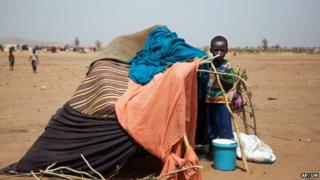 Kalma refugee camp near the Darfur town of Nyala. 9 March 2014