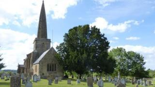 A village church in Somerset