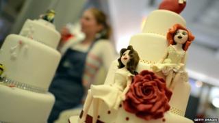 A same-sex wedding cake