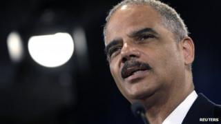 US Attorney General Eric Holder appeared in Washington on 25 June 2013