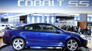 Chevrolet Cobalt on display