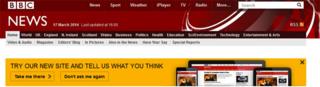 BBC responsive site