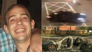 Craig Rodger and pictures of the car used in the hit and run