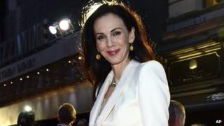 L'Wren Scott at the London Film Festival American Express Gala on 18 October, 2012.